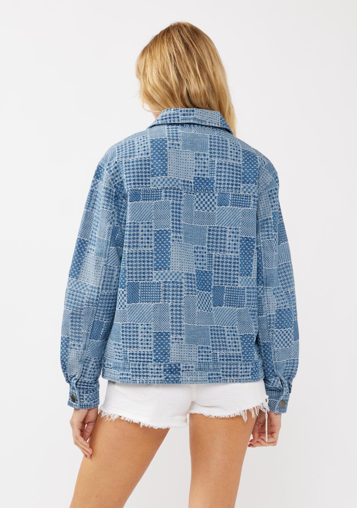 Blake Patchwork Trucker Jacket