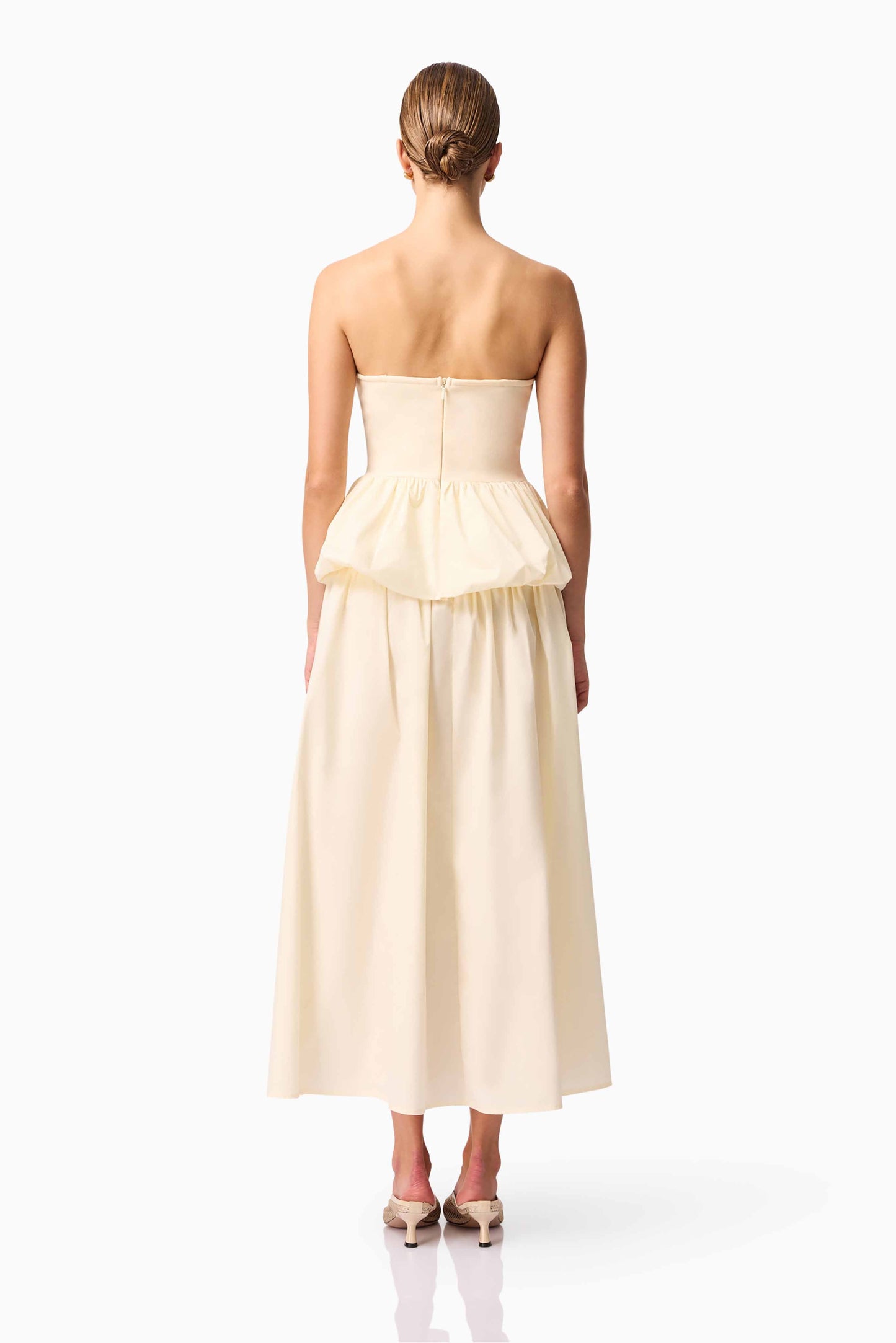 CURAAE Delia Top & Skirt Set in White