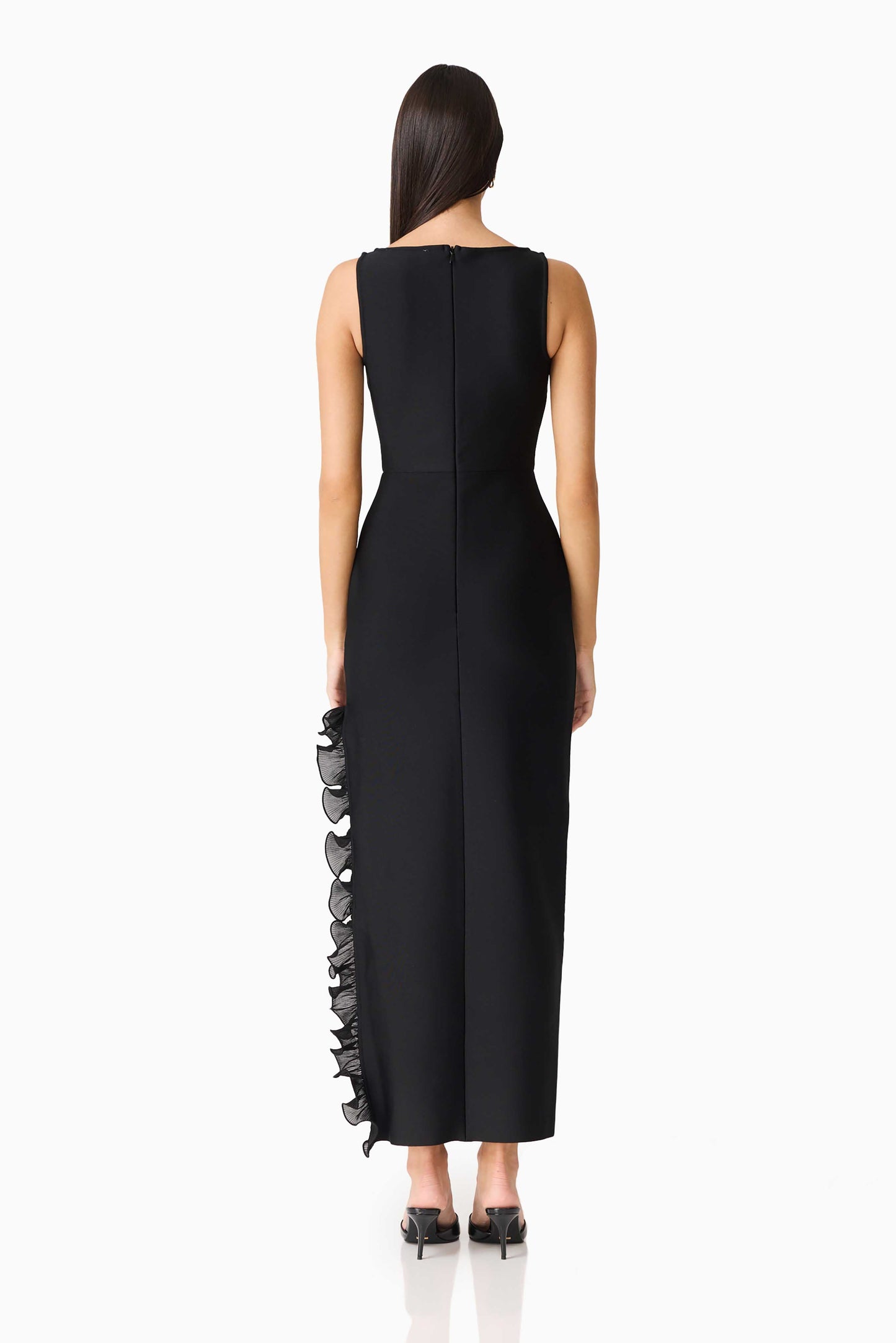 CURAAE Catiana Maxi Dress in Black