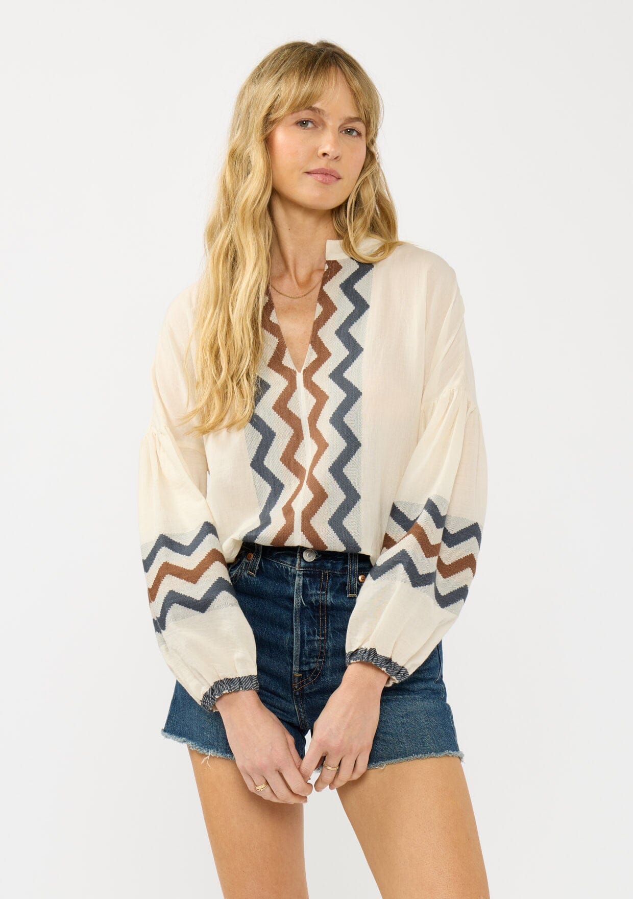Aluna Jacquard Blouse
