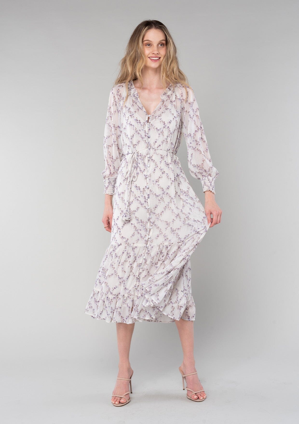 In The Garden Midi Dress