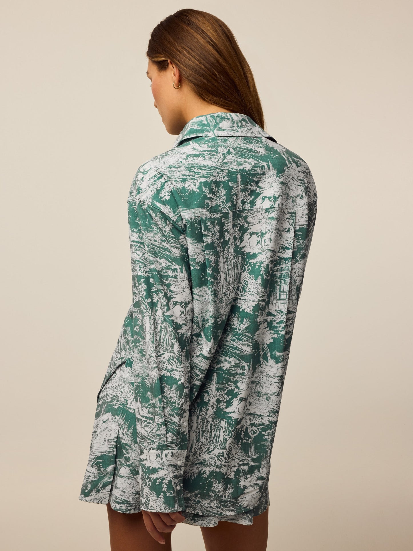 Huntress Toile Ashe Button-Down