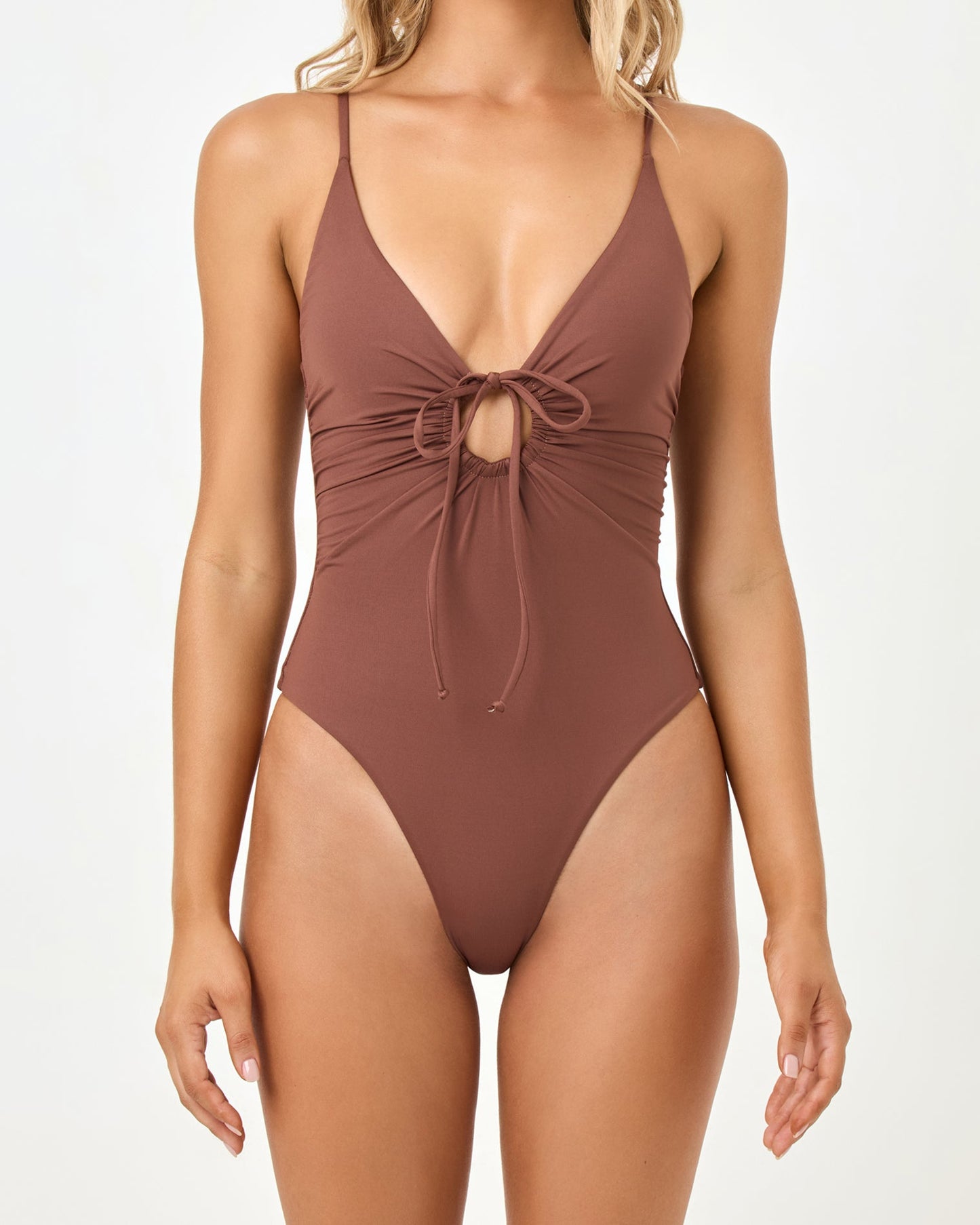 Piper One Piece Swimsuit - Cafe