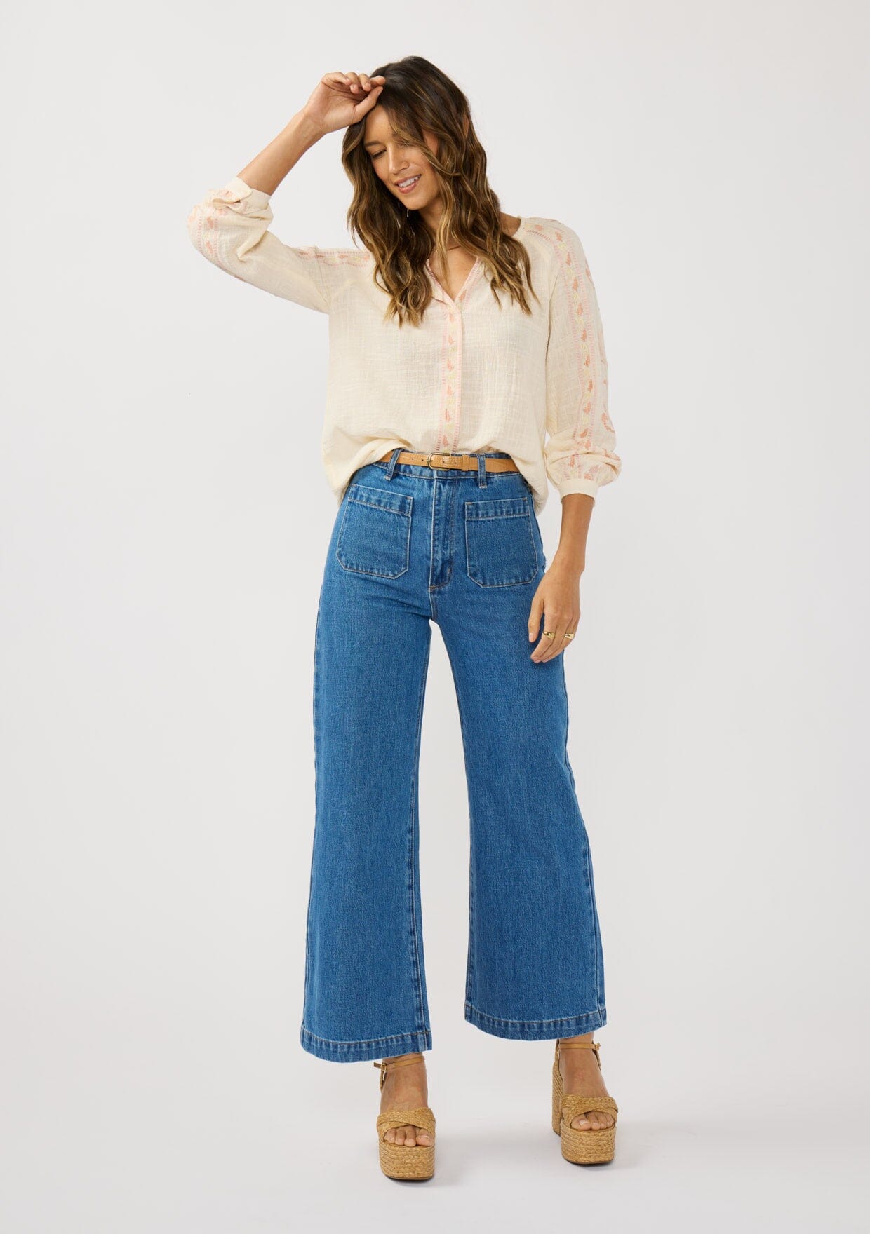 Quinn Embroidered Blouse