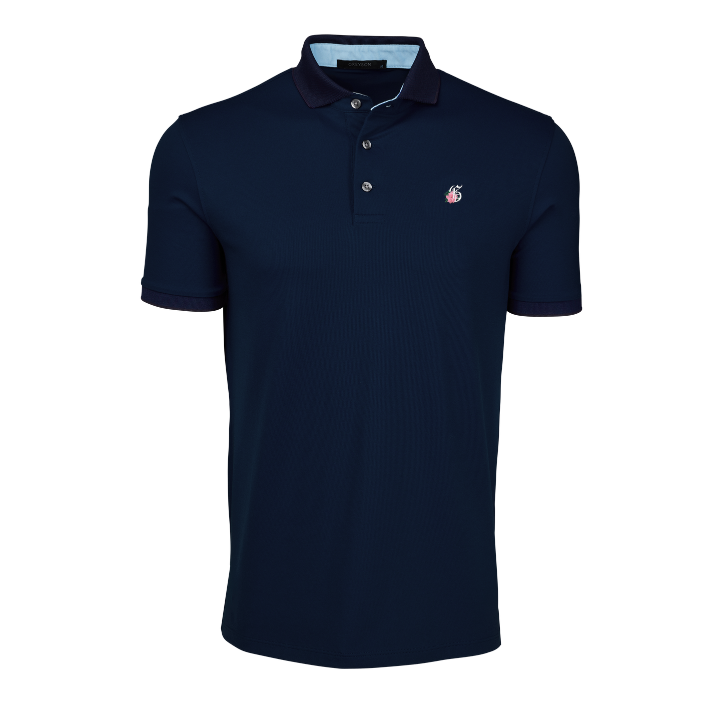 Floral "G" Crowley Short Sleeve Polo