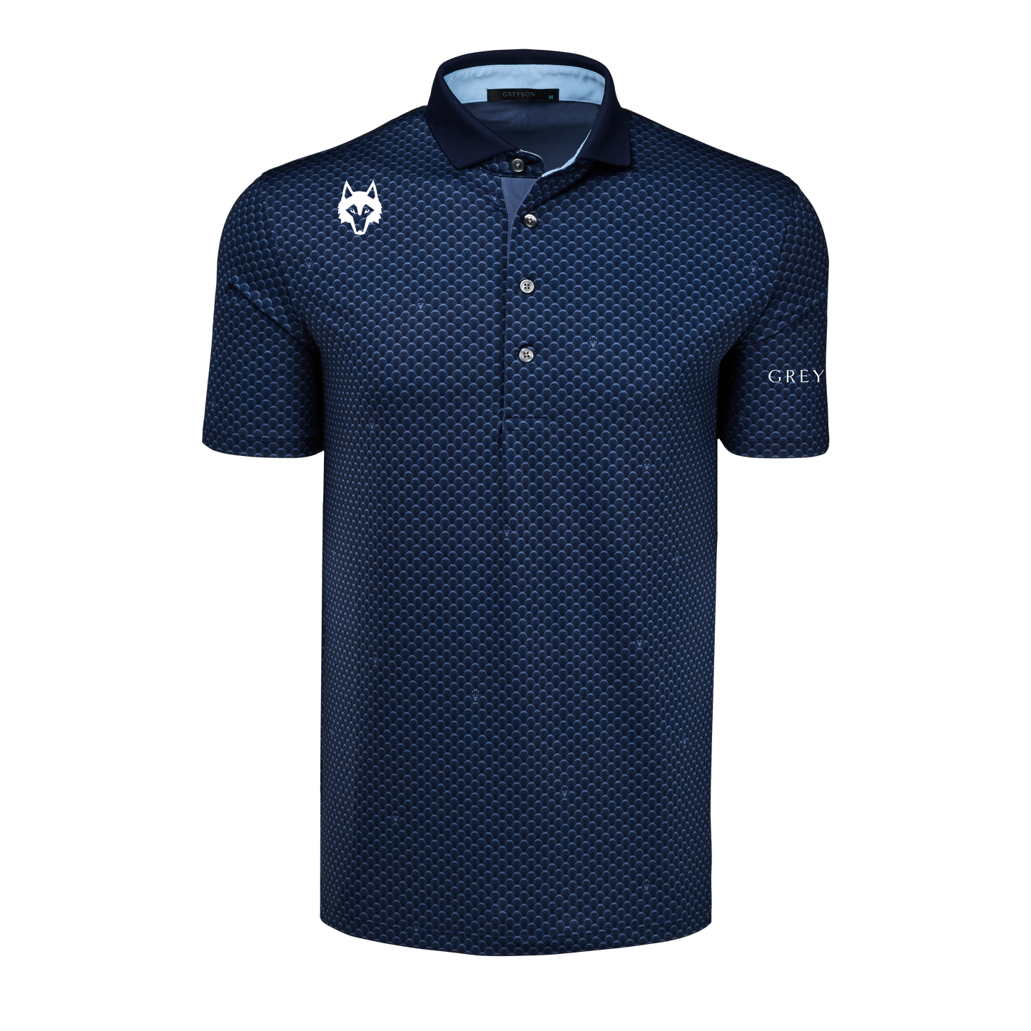Players Club Ponderous Wolf Short Sleeve Polo