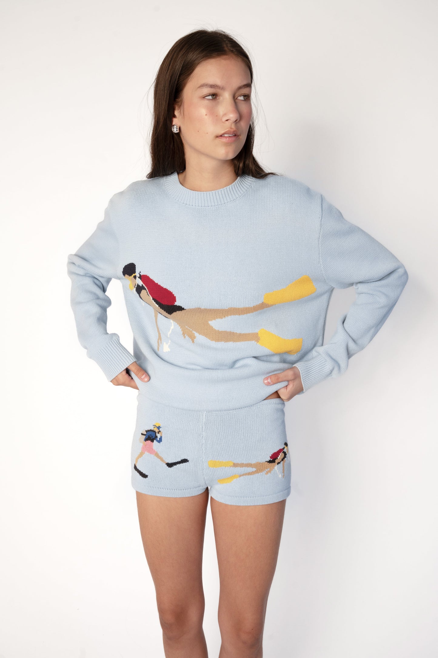 Diver Cotton Knit Sweater