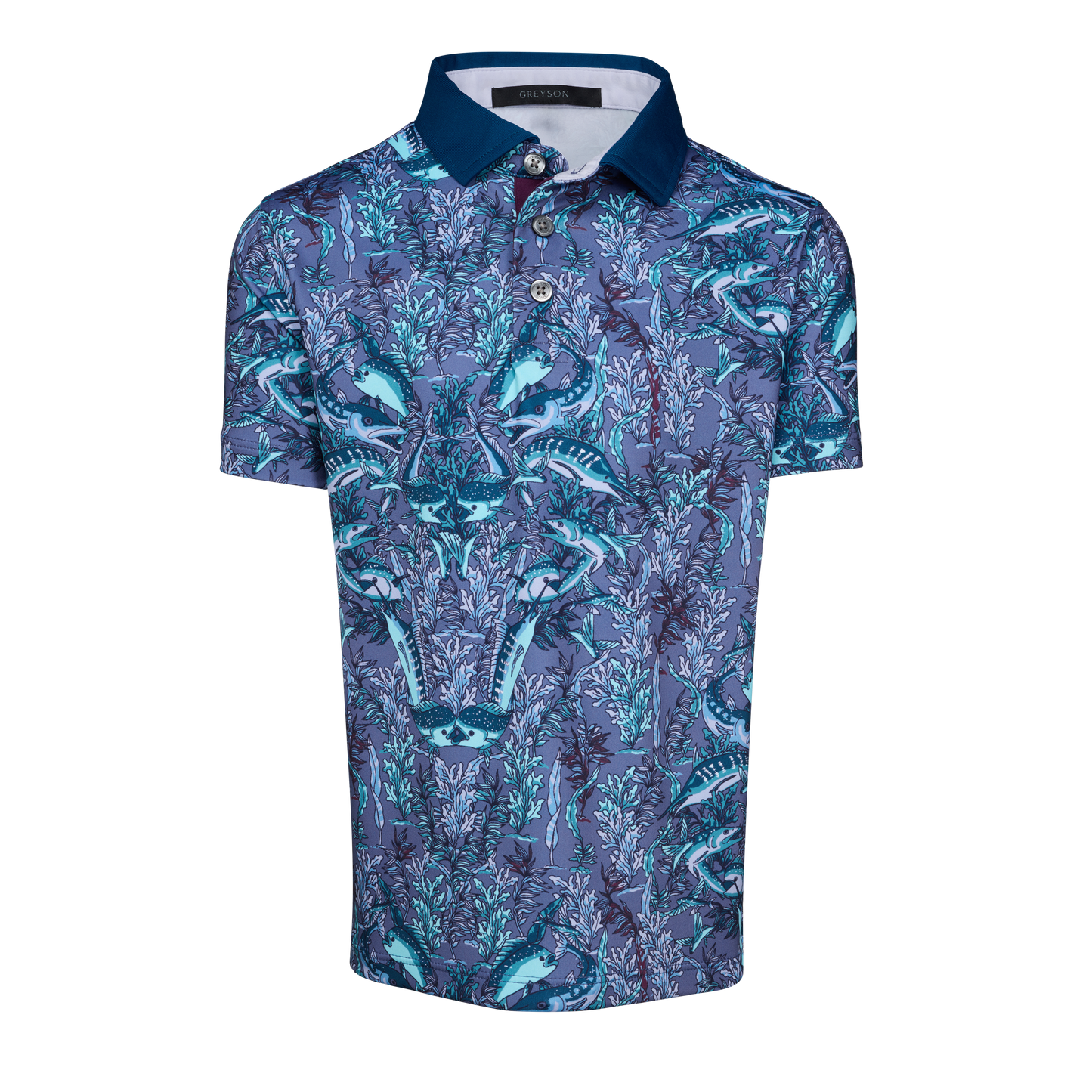 Boy's Marlin Curiosities Short Sleeve Polo
