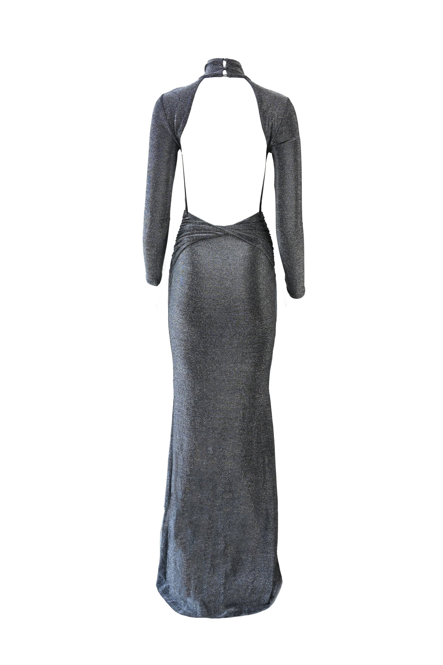 Cassia Maxi Dress — Iridescent Onyx