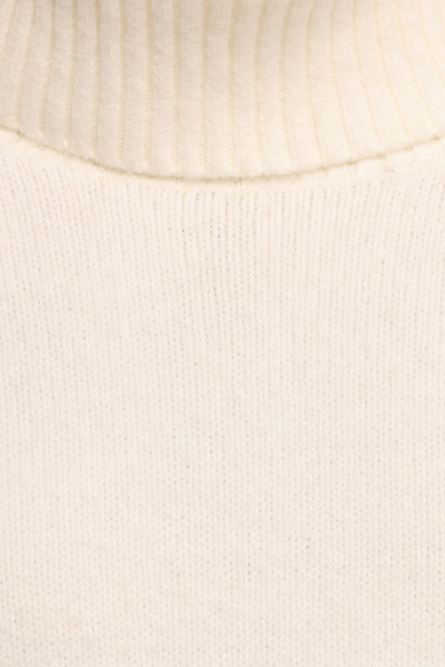 Bindy Cowlneck Knit Sweater - White