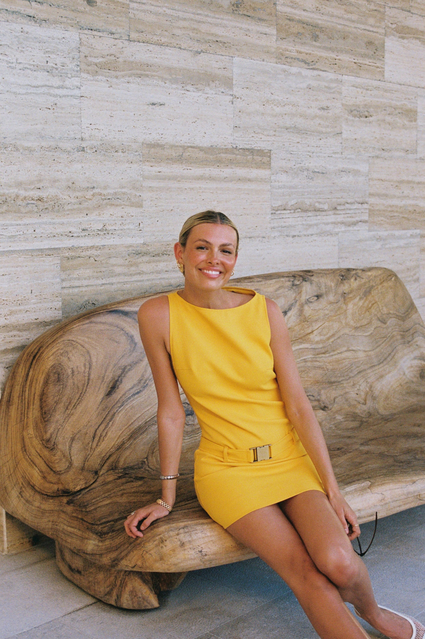Danielle Buckled Dress — Gilded