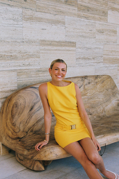 Danielle Buckled Dress — Gilded
