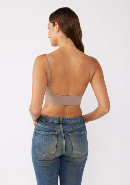 Leto Accessories Low Back Bralette