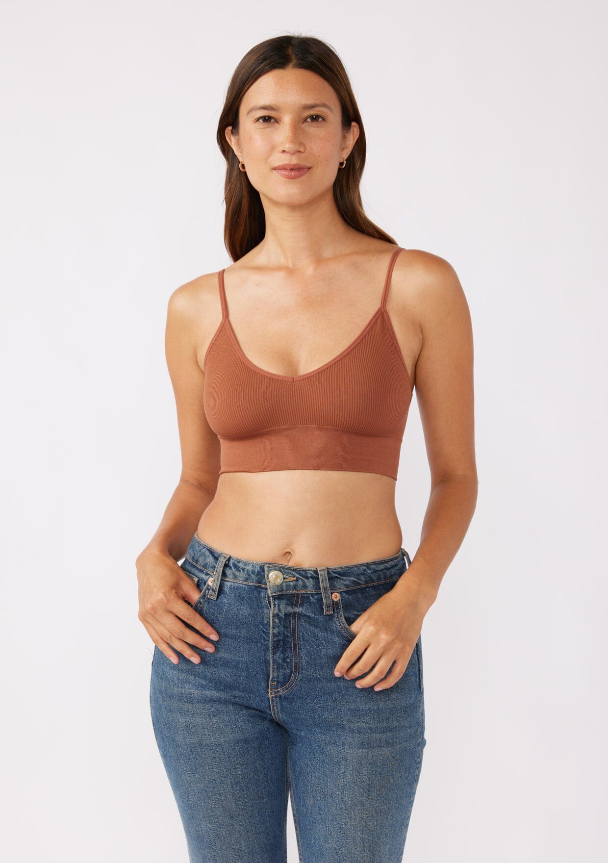Leto Accessories Low Back Bralette