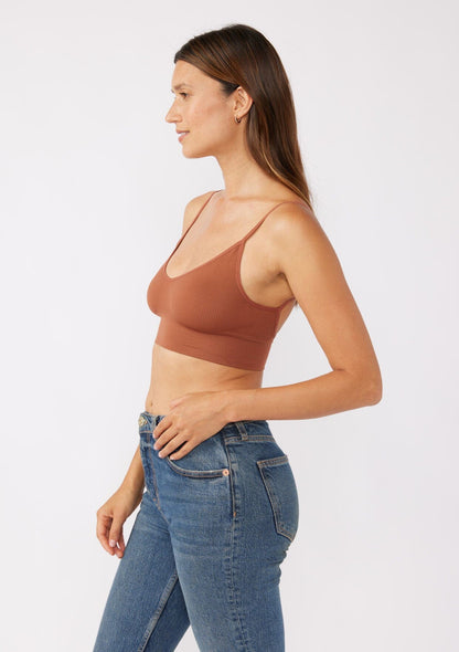 Leto Accessories Low Back Bralette