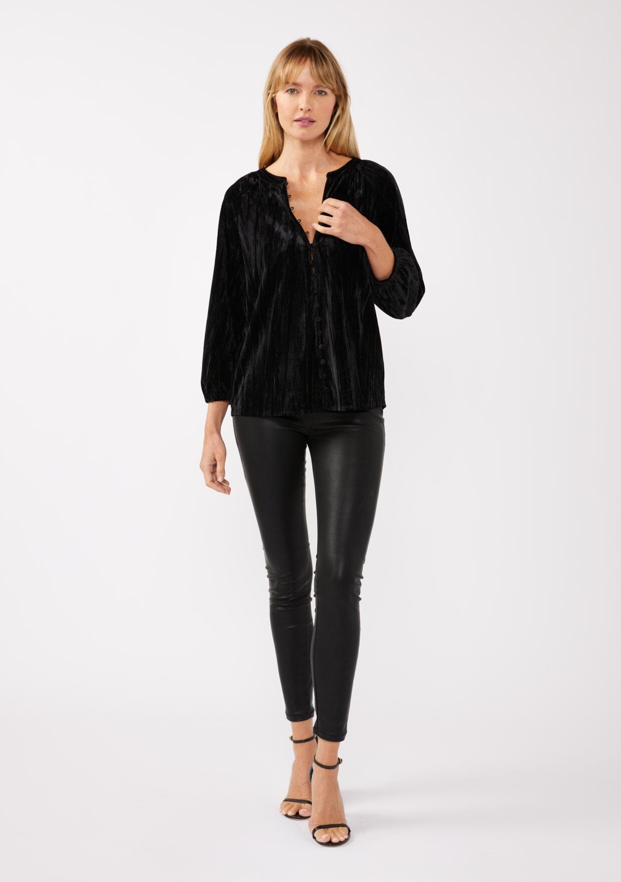 Estela Velvet Blouse