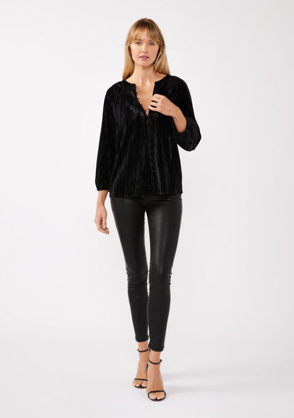 Estela Velvet Blouse