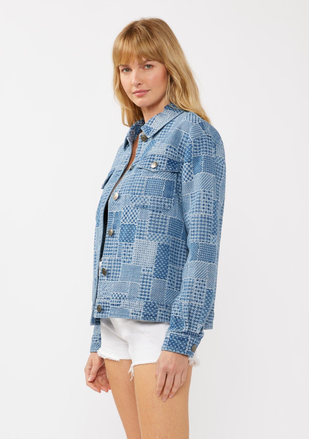 Blake Patchwork Trucker Jacket