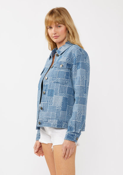 Blake Patchwork Trucker Jacket