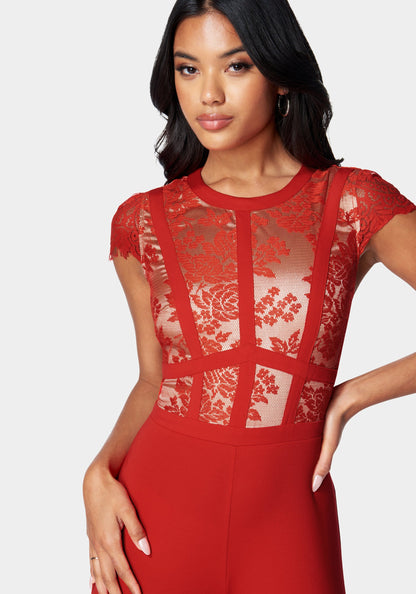 Caged Lace Catsuit