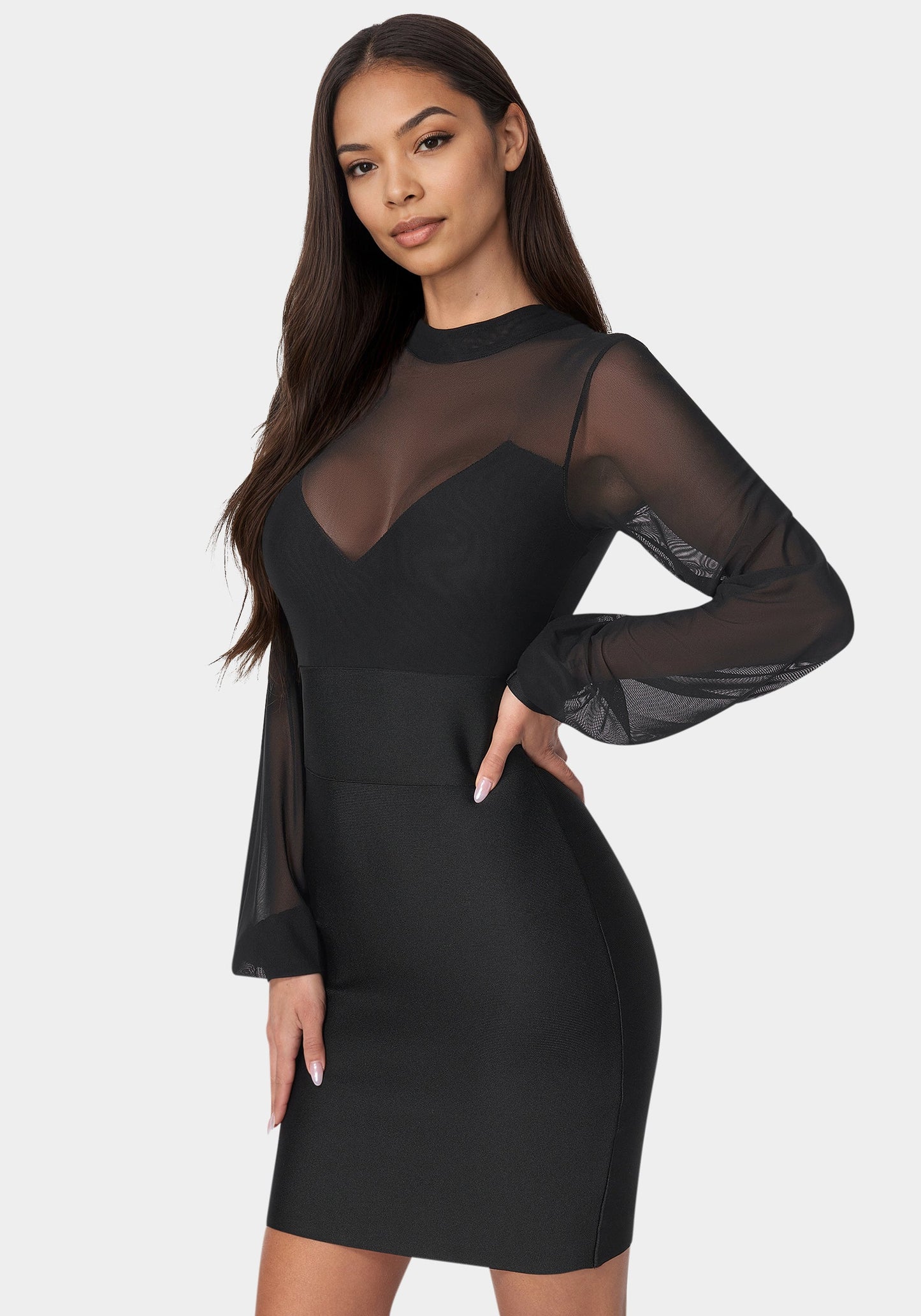 Bandage Sparkle Skirt Dress