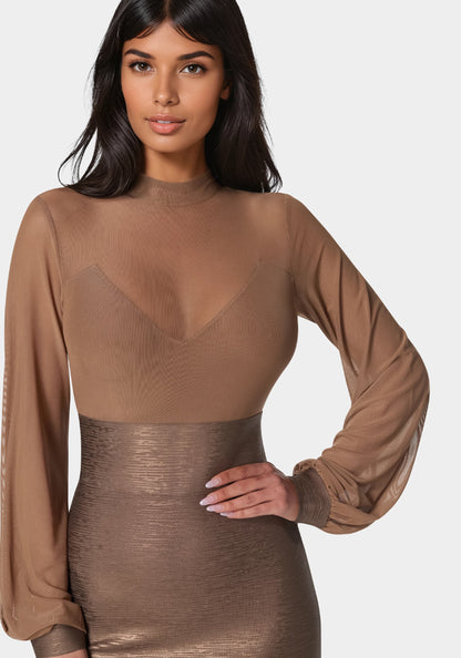 Bandage Sparkle Skirt Dress