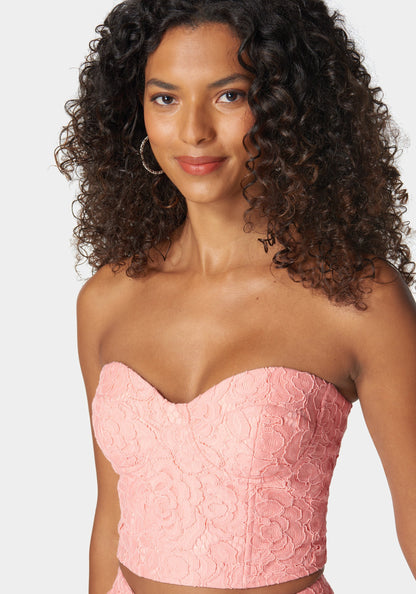 Lace Bustier Top