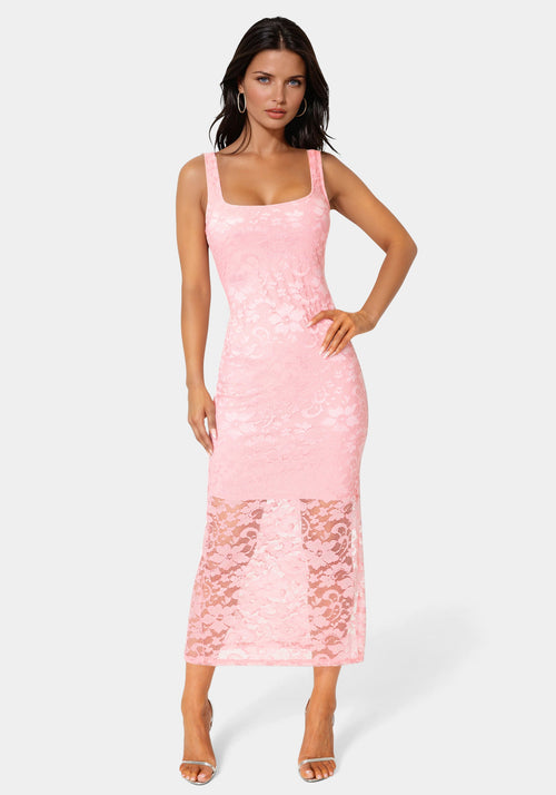 Marseille Lace Square Neck Tank Dress