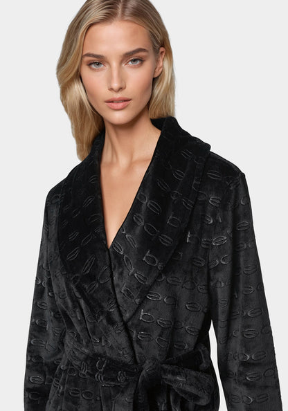 Debossed Plush Robe