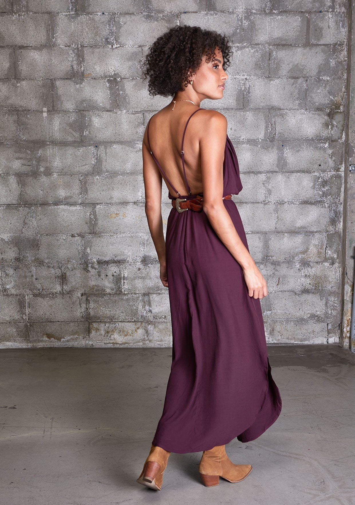 Dream A Little Dream Backless Maxi Dress