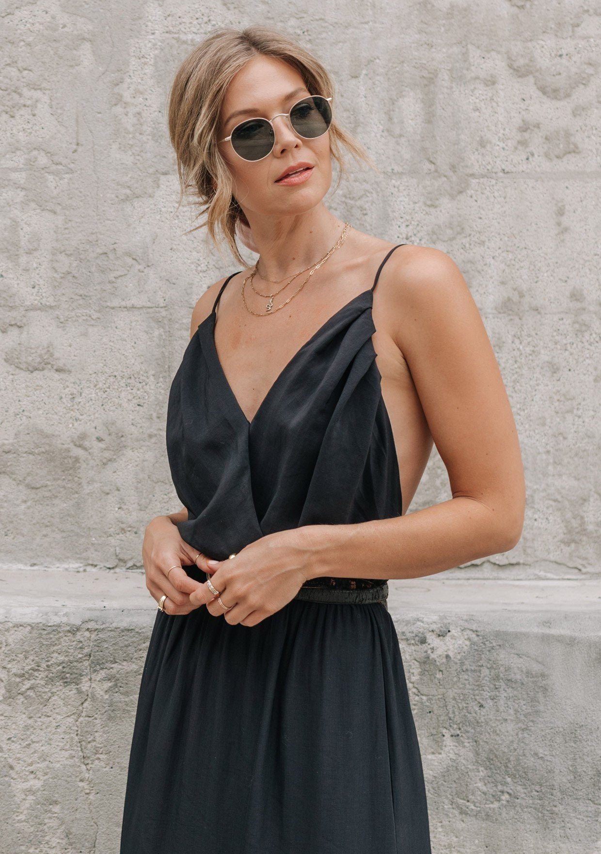 Dream A Little Dream Backless Maxi Dress
