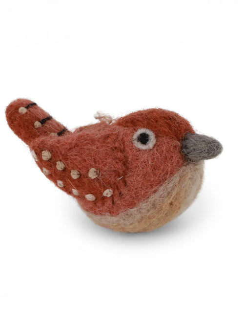 Gry & Sif Rusty Brown Wren Ornament