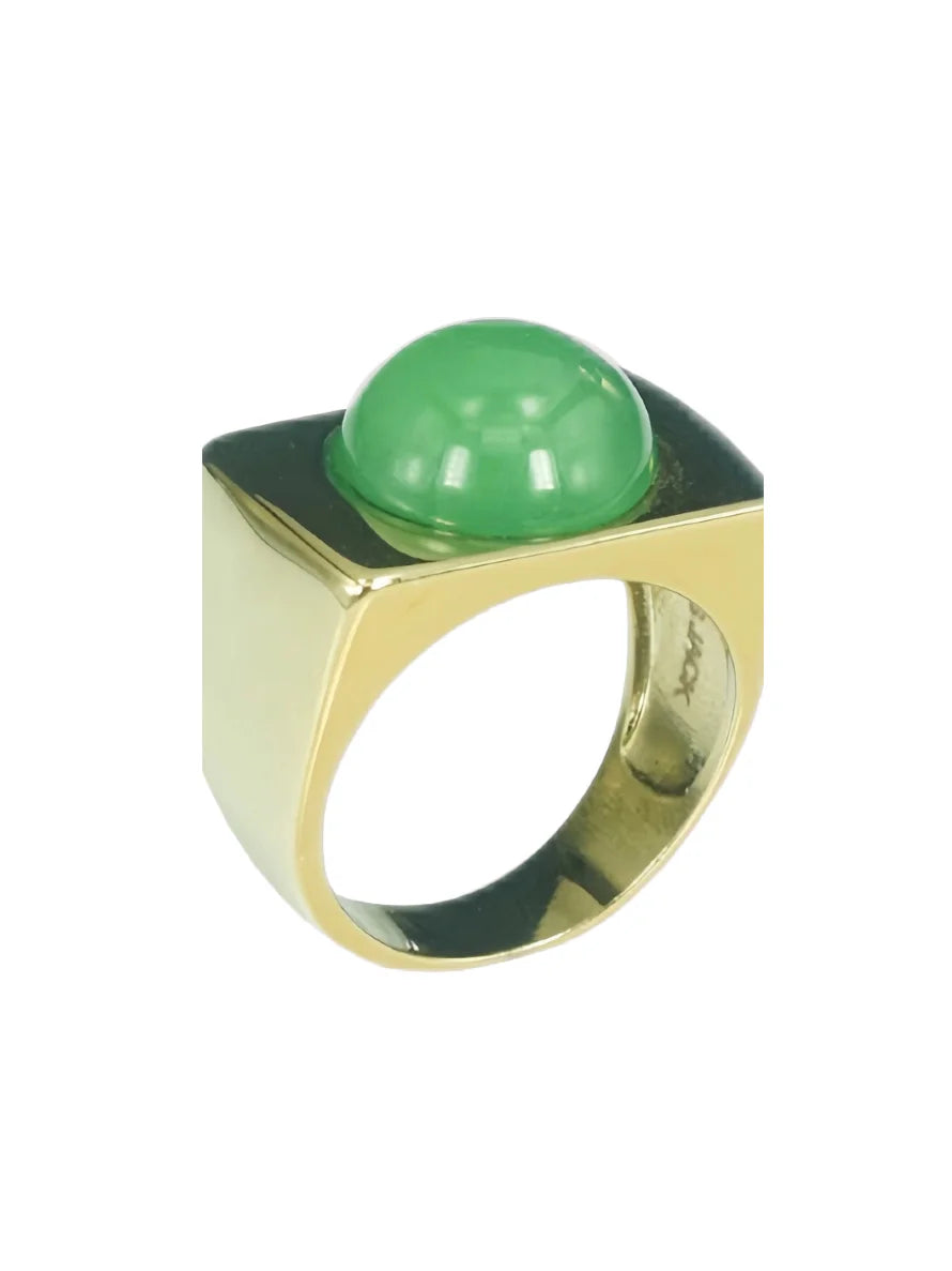 Lucas Jack Square Ring With Stone