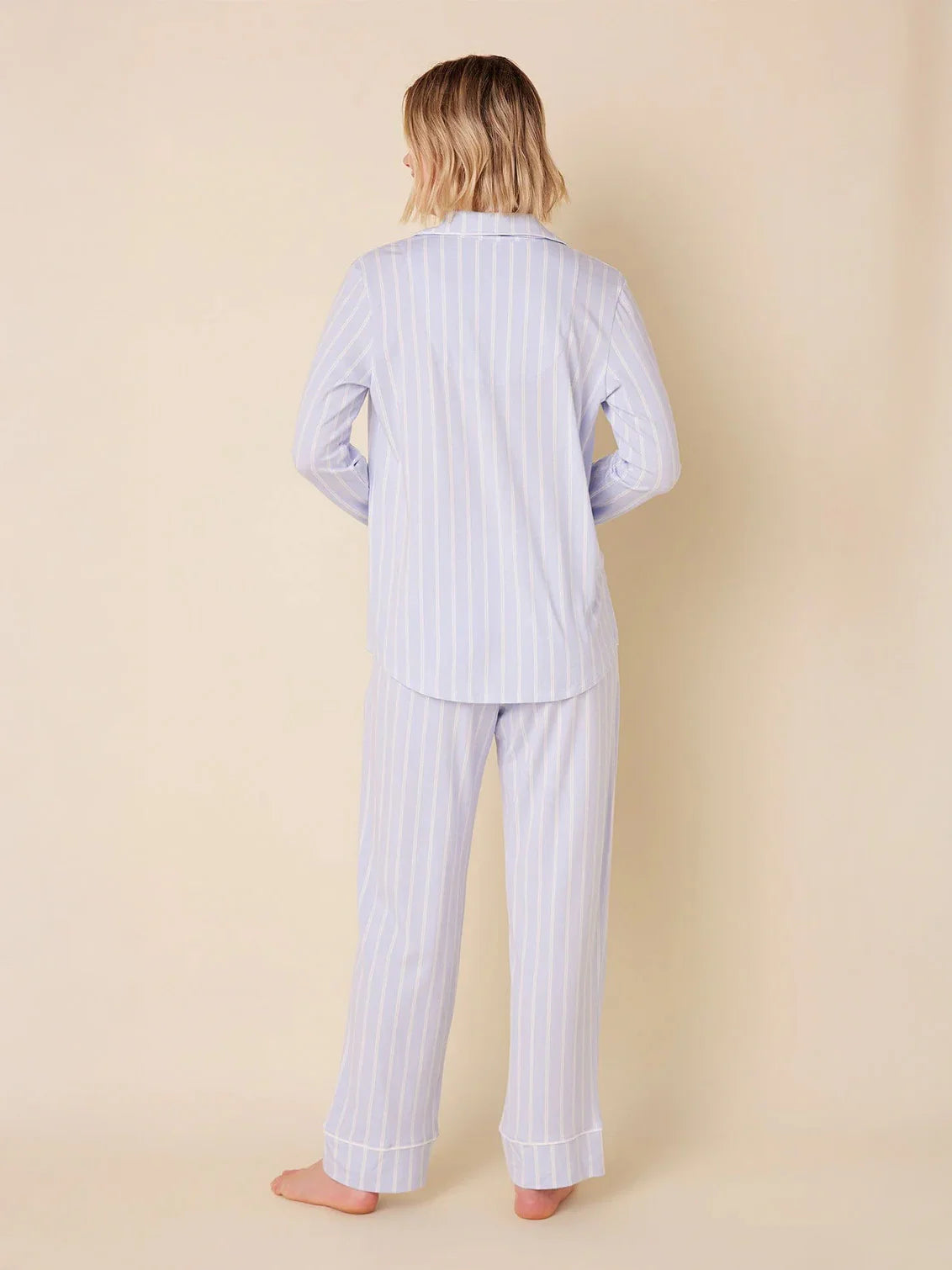 Cat's Pajamas Long Sleeve Heritage Stripe PJ Set