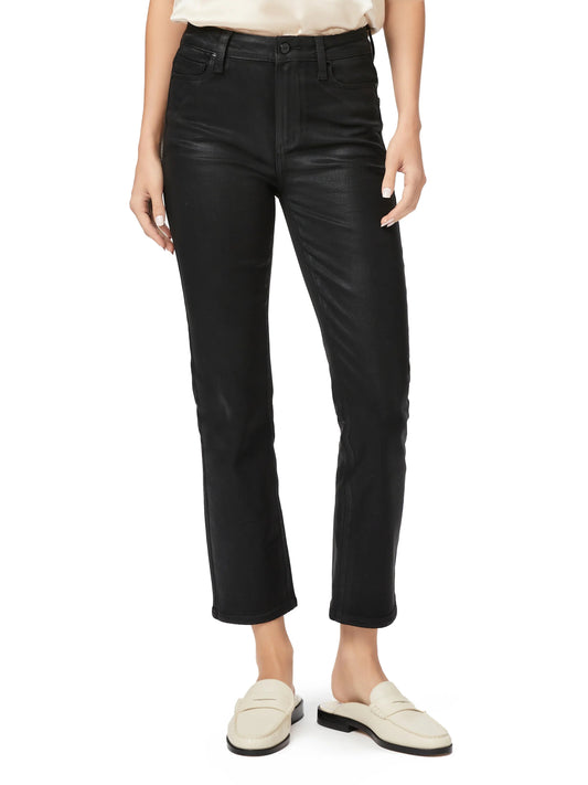 Paige Cindy Coated Straight-Leg Pant