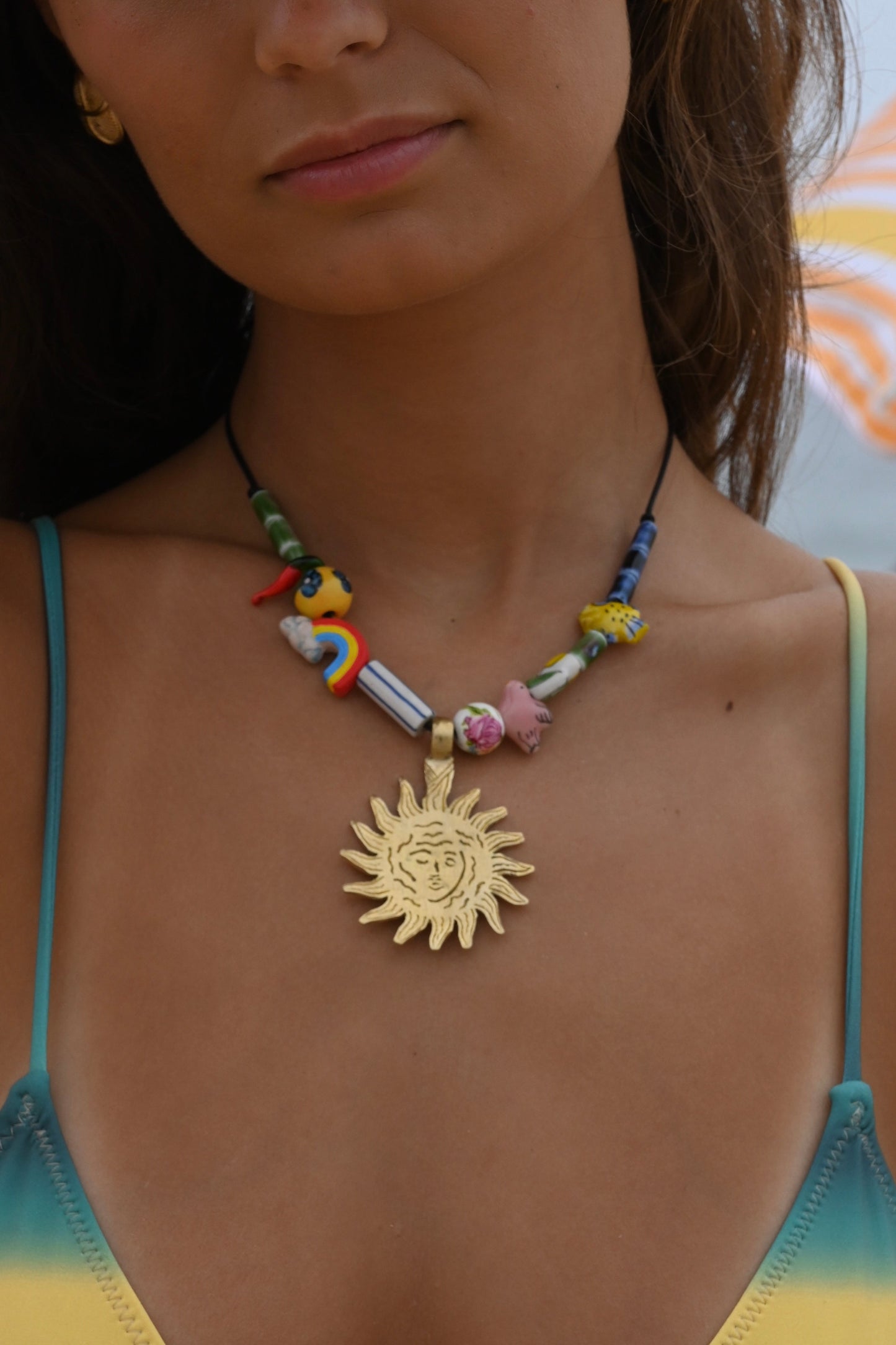 Sonjie Leather Necklace