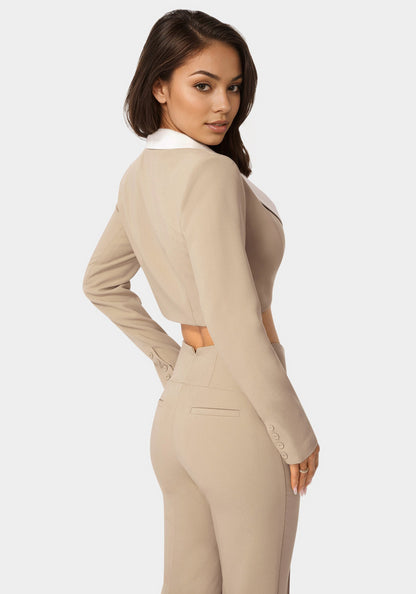 Tailored Two Tone Blazer