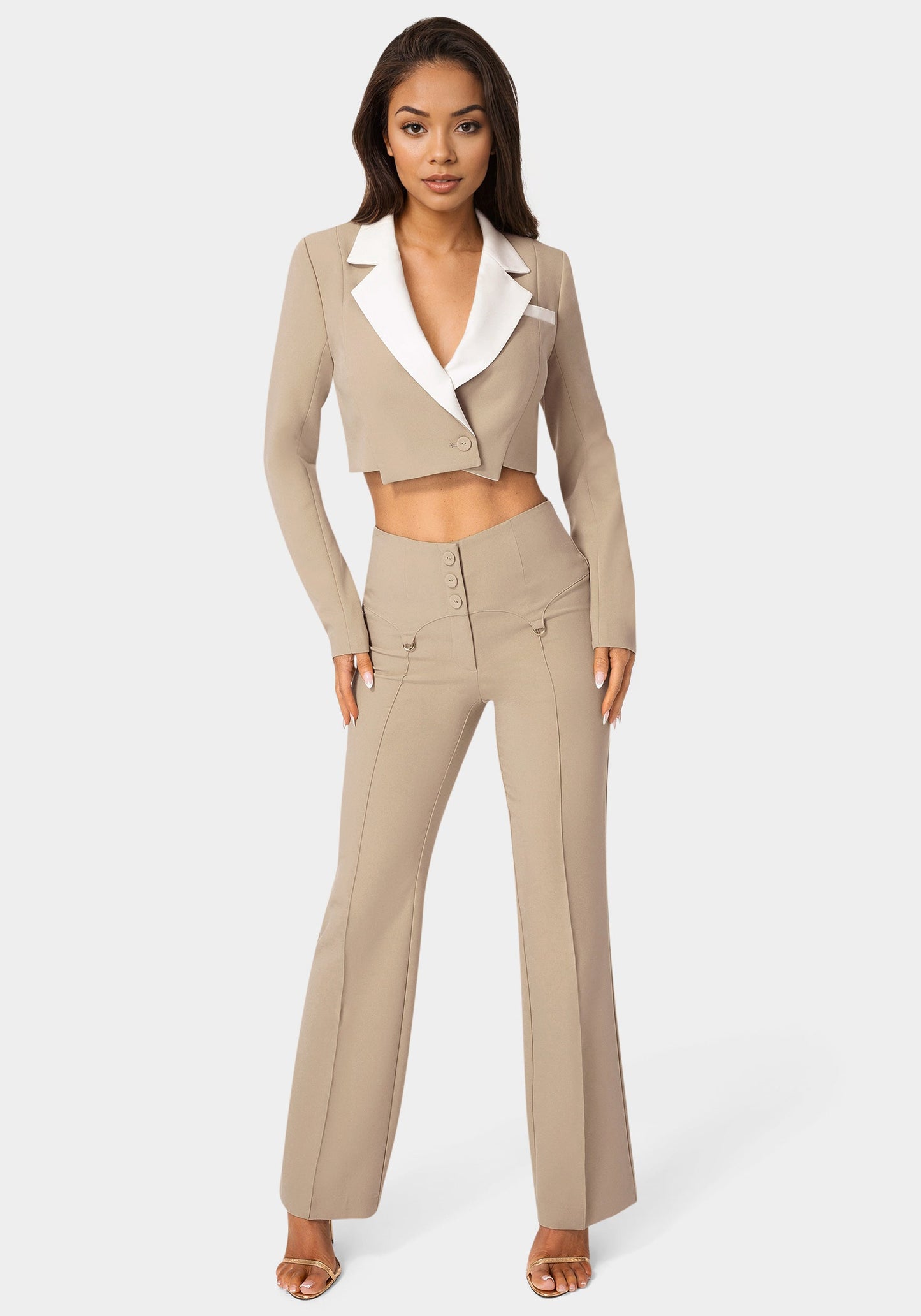 Tailored Two Tone Blazer