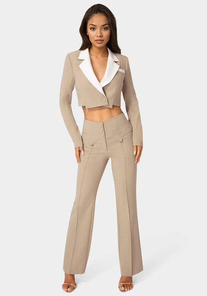 Tailored Two Tone Blazer