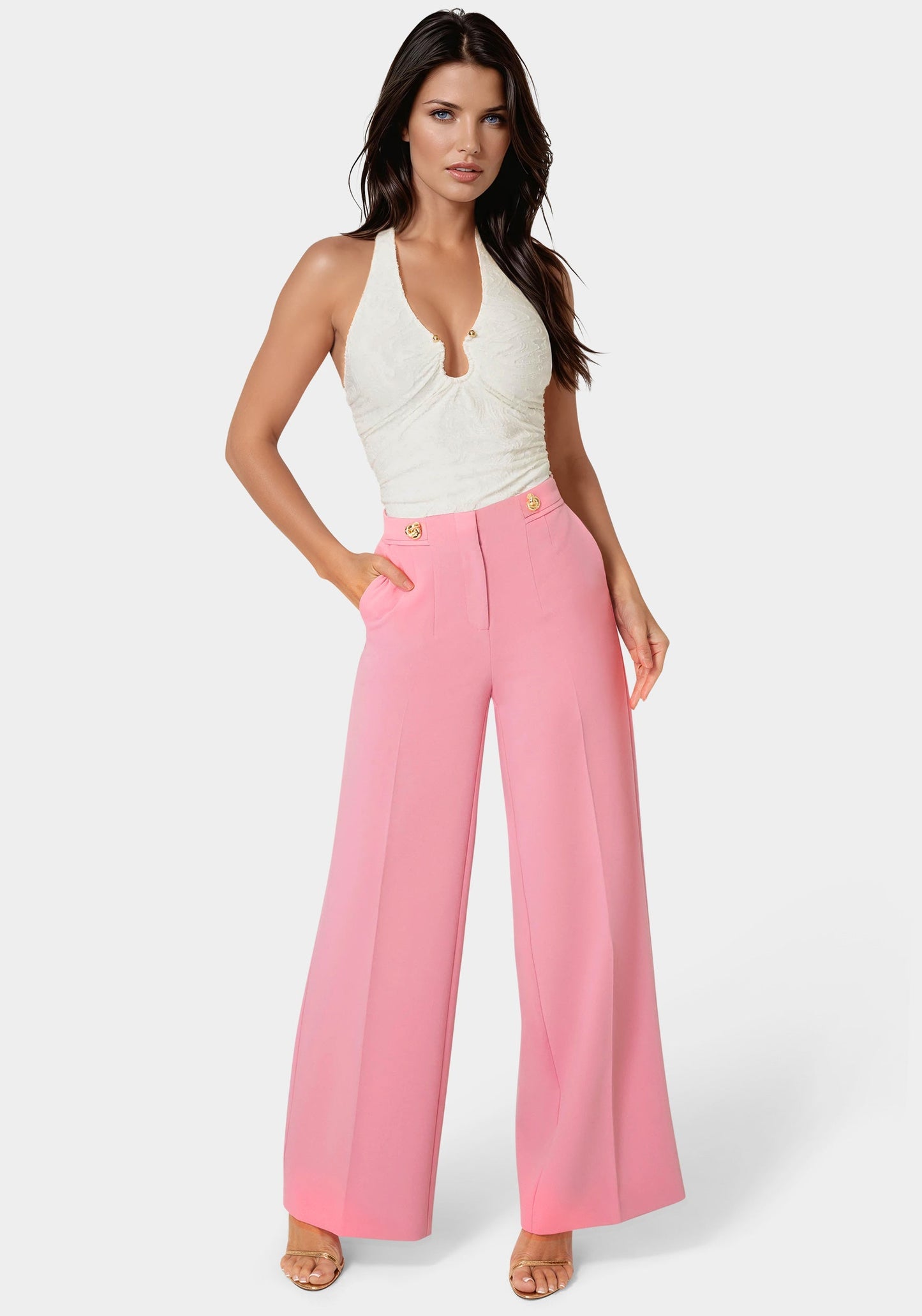 Tailored Wide Leg Pant