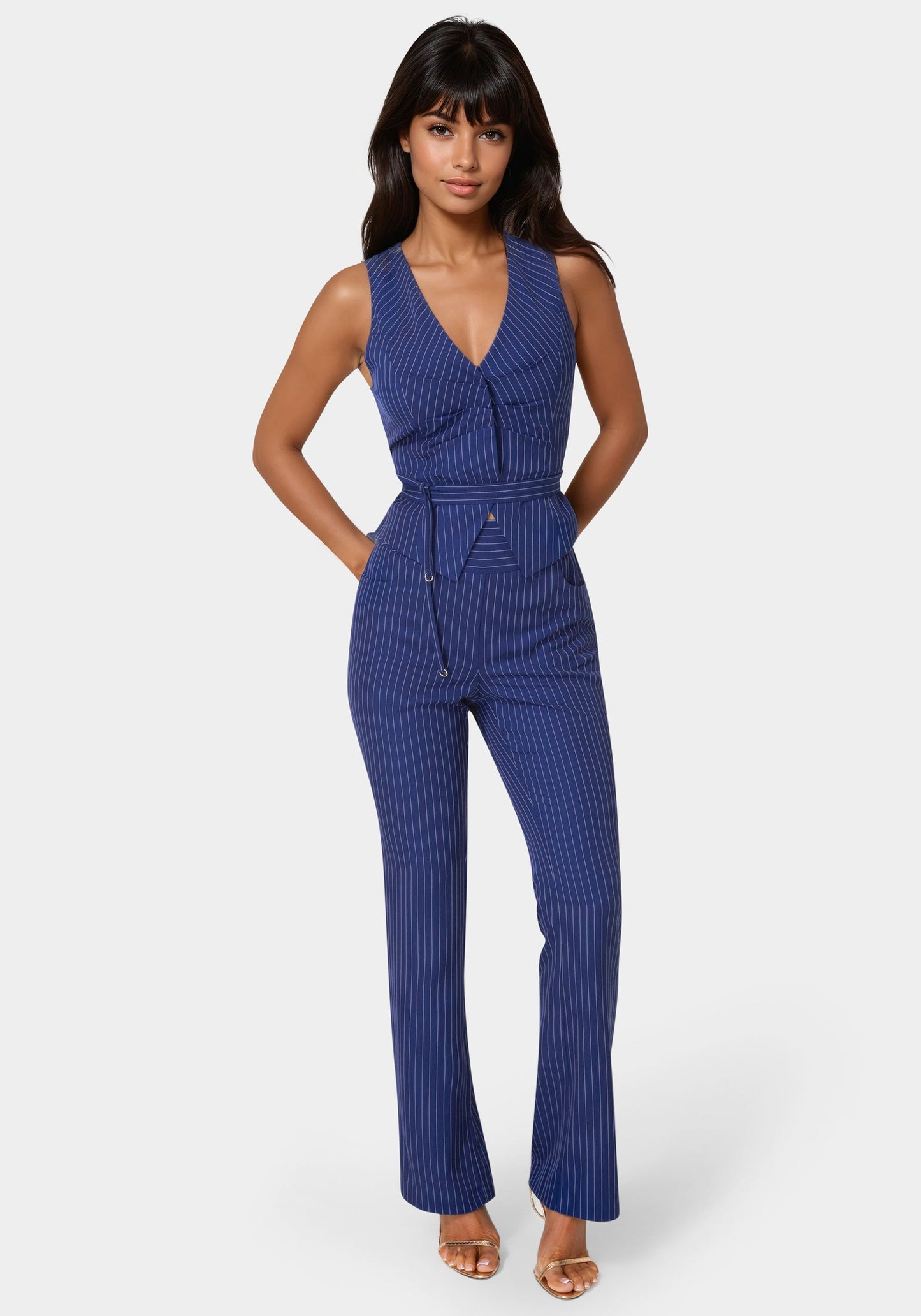 Tailored Stripe Vest
