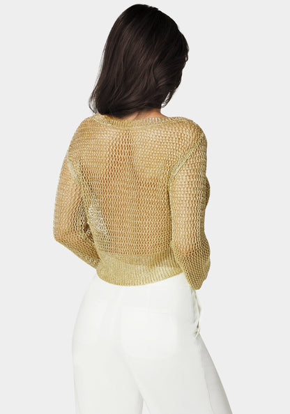 Open Knit Sweater