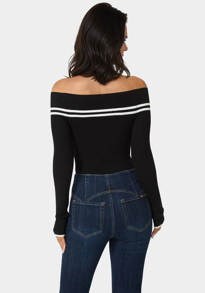 Off Shoulder Sweater