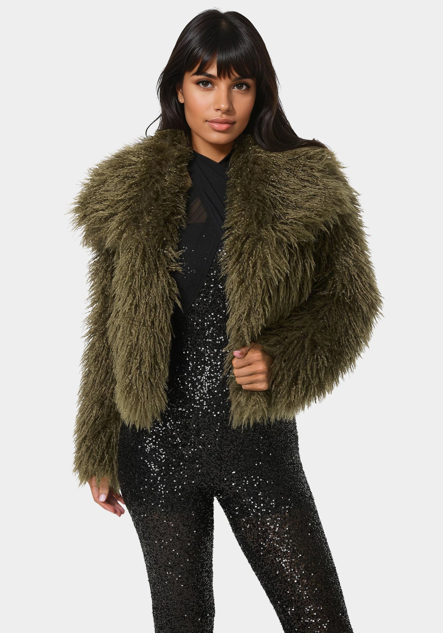 Luxurious Faux Fur Jacket