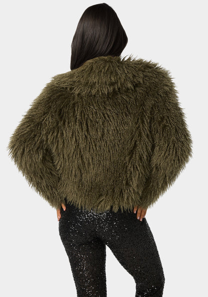 Luxurious Faux Fur Jacket