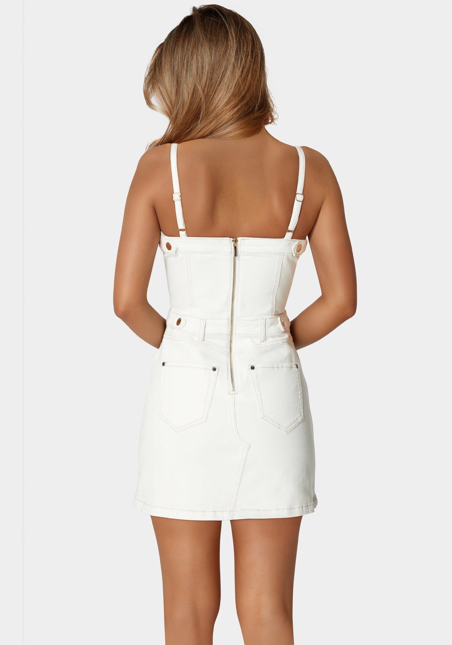 Reconstructed Denim Dress