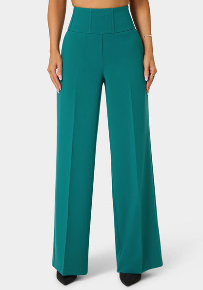 Tailored High Waist Palazzo Leg Pant