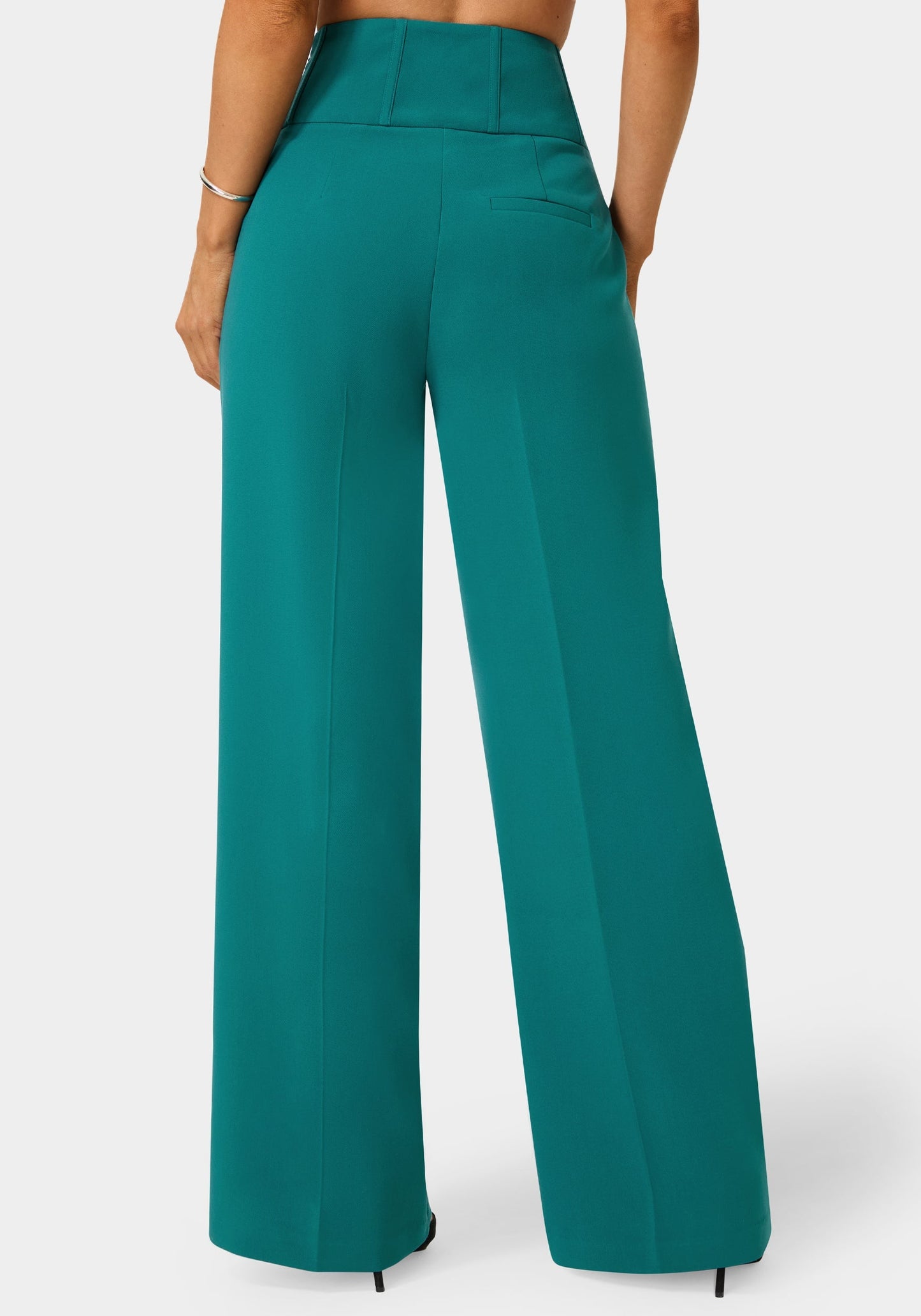 Tailored High Waist Palazzo Leg Pant