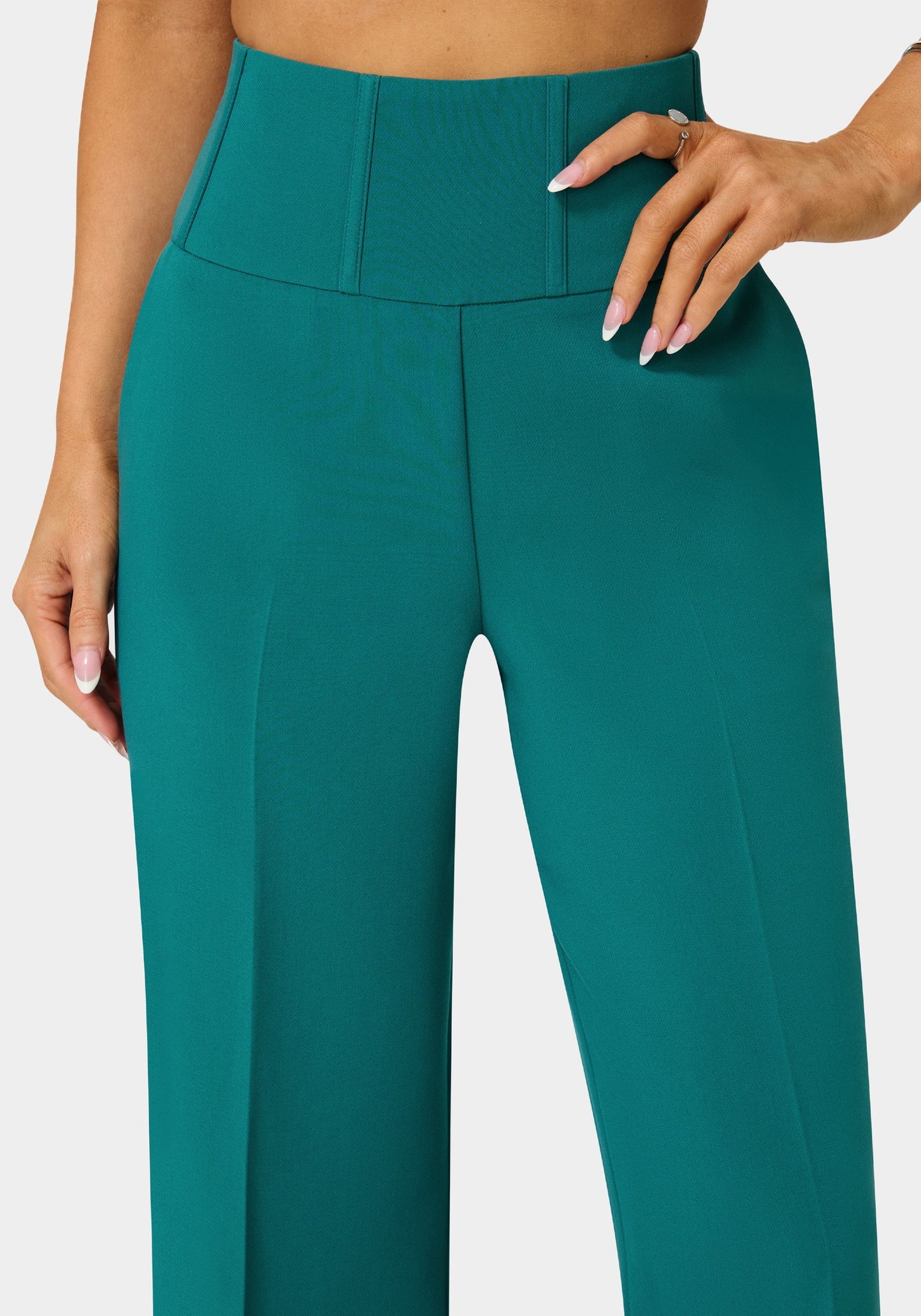 Tailored High Waist Palazzo Leg Pant