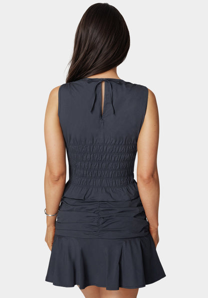 Ruched Ruffle Top